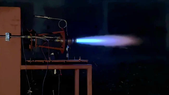 Hot Fire Test Stands and Thrust Chambers